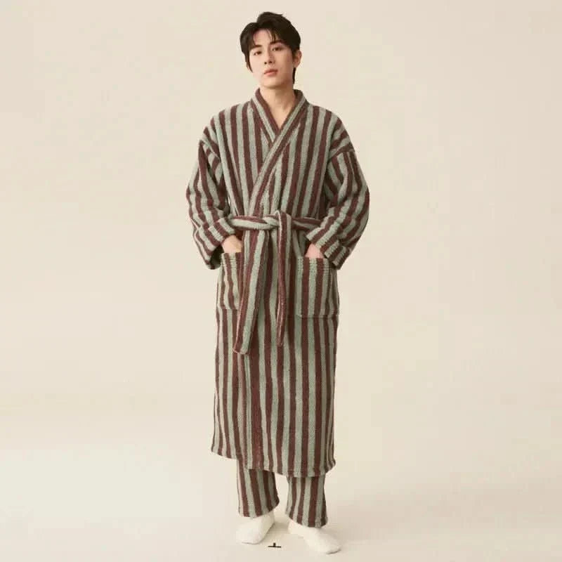 NestEase Cozy Flannel Pajama Set — Two-Piece Matching Loungewear