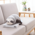 Peluche bradipo oversize DreamEase — Forma soffice e imbottita resistente allo schiacciamento