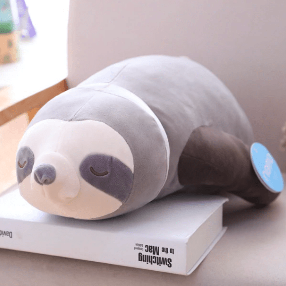 Peluche bradipo oversize DreamEase — Forma soffice e imbottita resistente allo schiacciamento