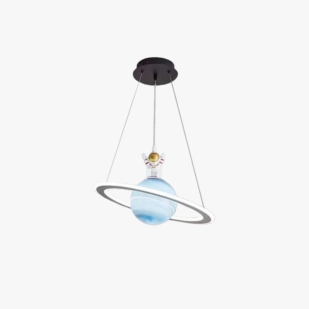 Cosmo Planet 悬挂式灯具——蓝色地球图案吊灯