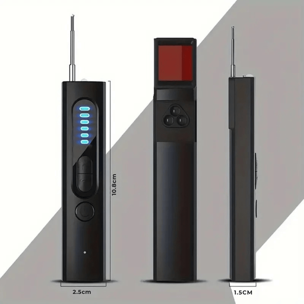 Detektor proti sledování SilentScope 4 v 1 – dlouhá výdrž baterie, integrované světlo