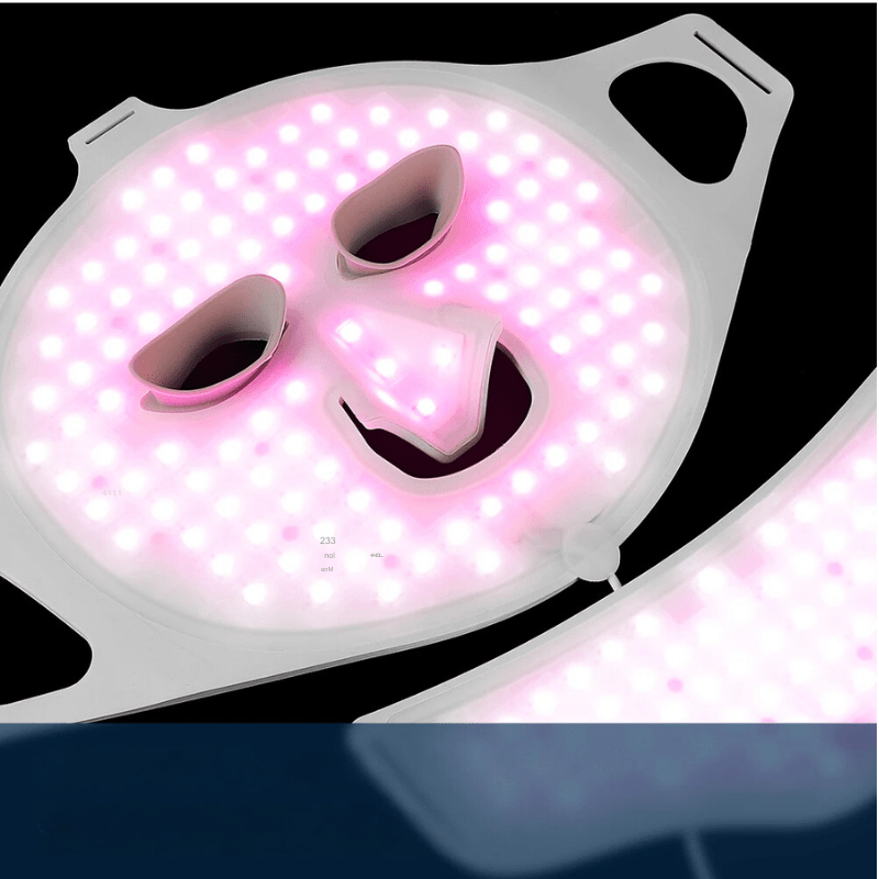 NovaDerm Light Dual-Zone LED Face and Neck Therapy Mask
