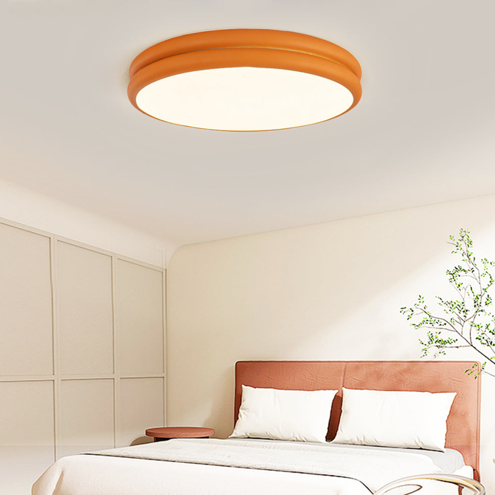Valentina Minimalism Colorful  Flush Mount Ceiling Light  Double-layered Design | ventumra