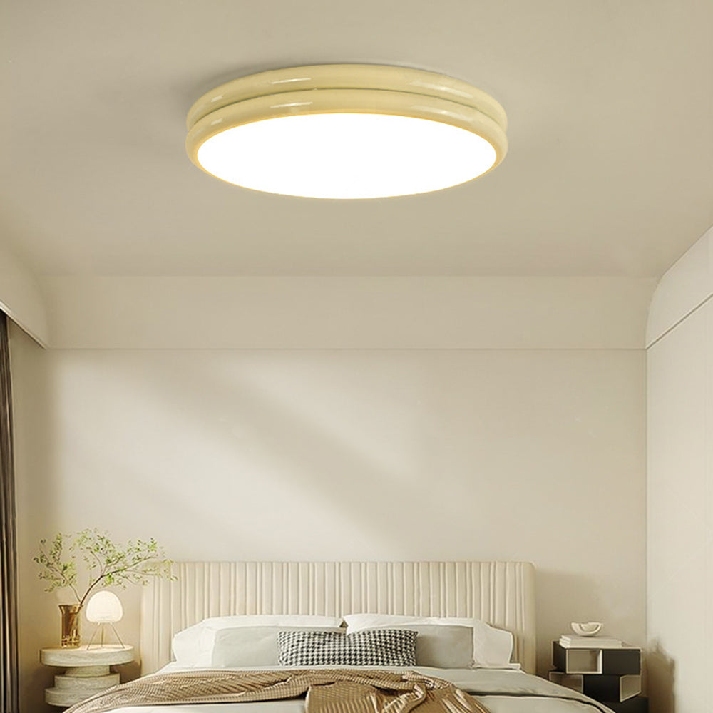 Valentina Minimalism Colorful Flush Mount Ceiling Light Double-layered Design - Neutralighting
