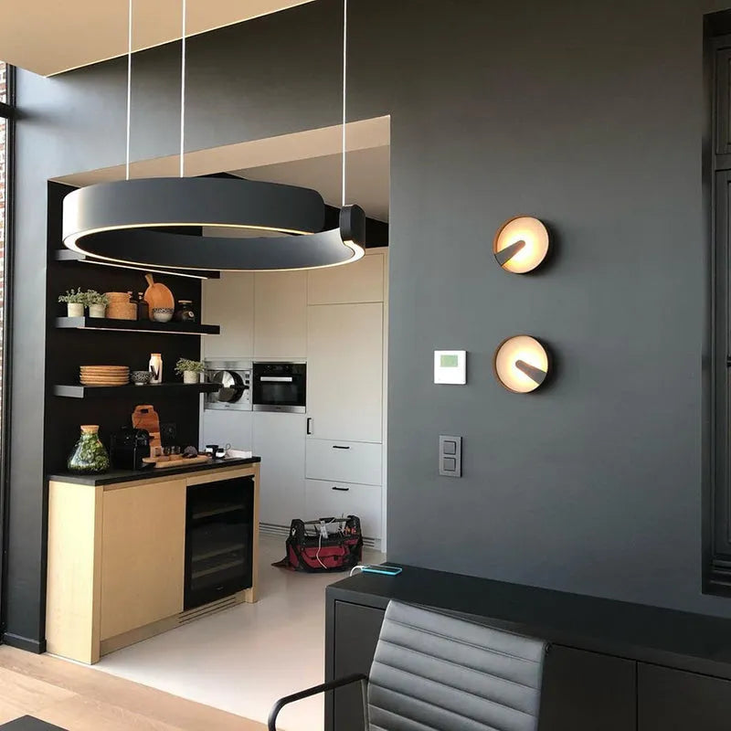 Arisha Luxury Minimalist LED Ring Pendant Light | ventumra