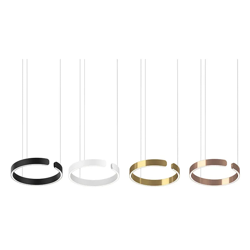 Arisha Luxury Minimalist LED Ring Pendant Light | ventumra