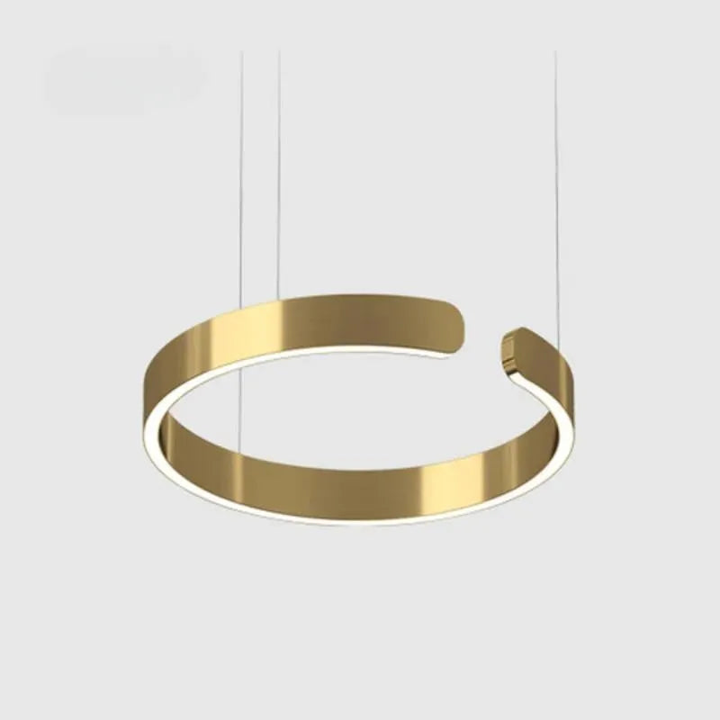 Arisha Luxury Minimalist LED Ring Pendant Light | ventumra