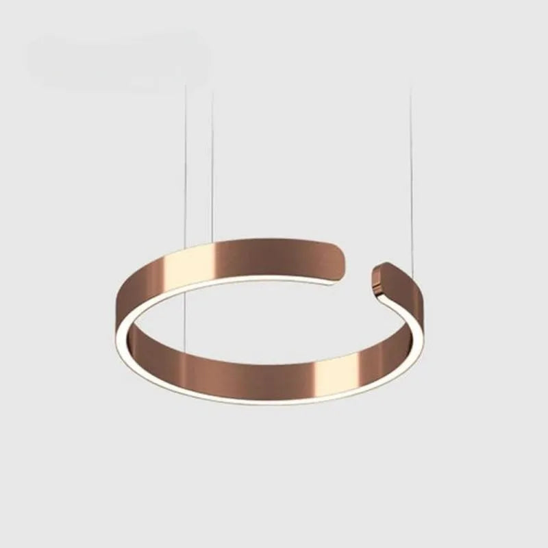 Arisha Luxury Minimalist LED Ring Pendant Light | ventumra