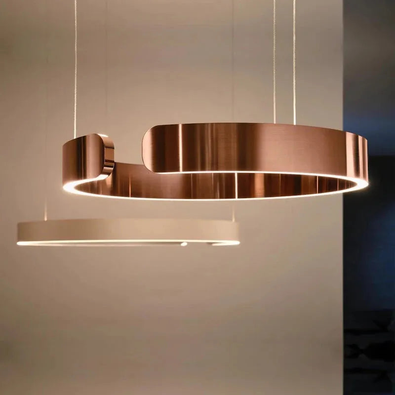 Arisha Luxury Minimalist LED Ring Pendant Light | ventumra