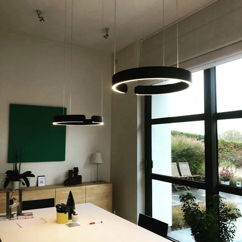 Arisha Luxury Minimalist LED Ring Pendant Light | ventumra