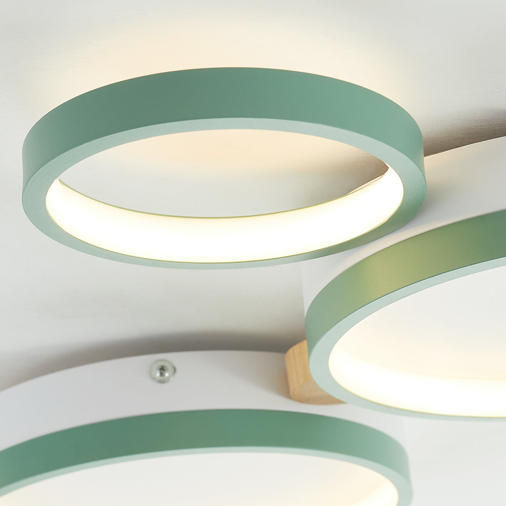 Arisha Round Flush Mount Ceiling Light 3 Colour 3/4/5/6/7 Heads | ventumra