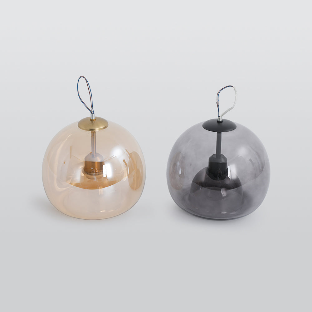 Rhea Glass Semi-Flush Mount Ceiling Light/Pendant Light | ventumra