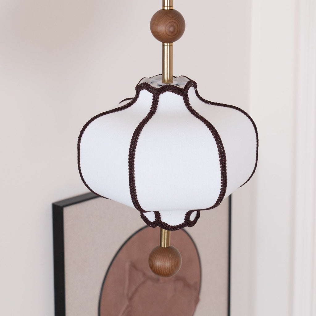 Aura Pendant Light Lantern Fabric | ventumra
