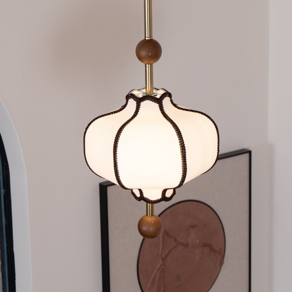 Aura Pendant Light Lantern Fabric | ventumra