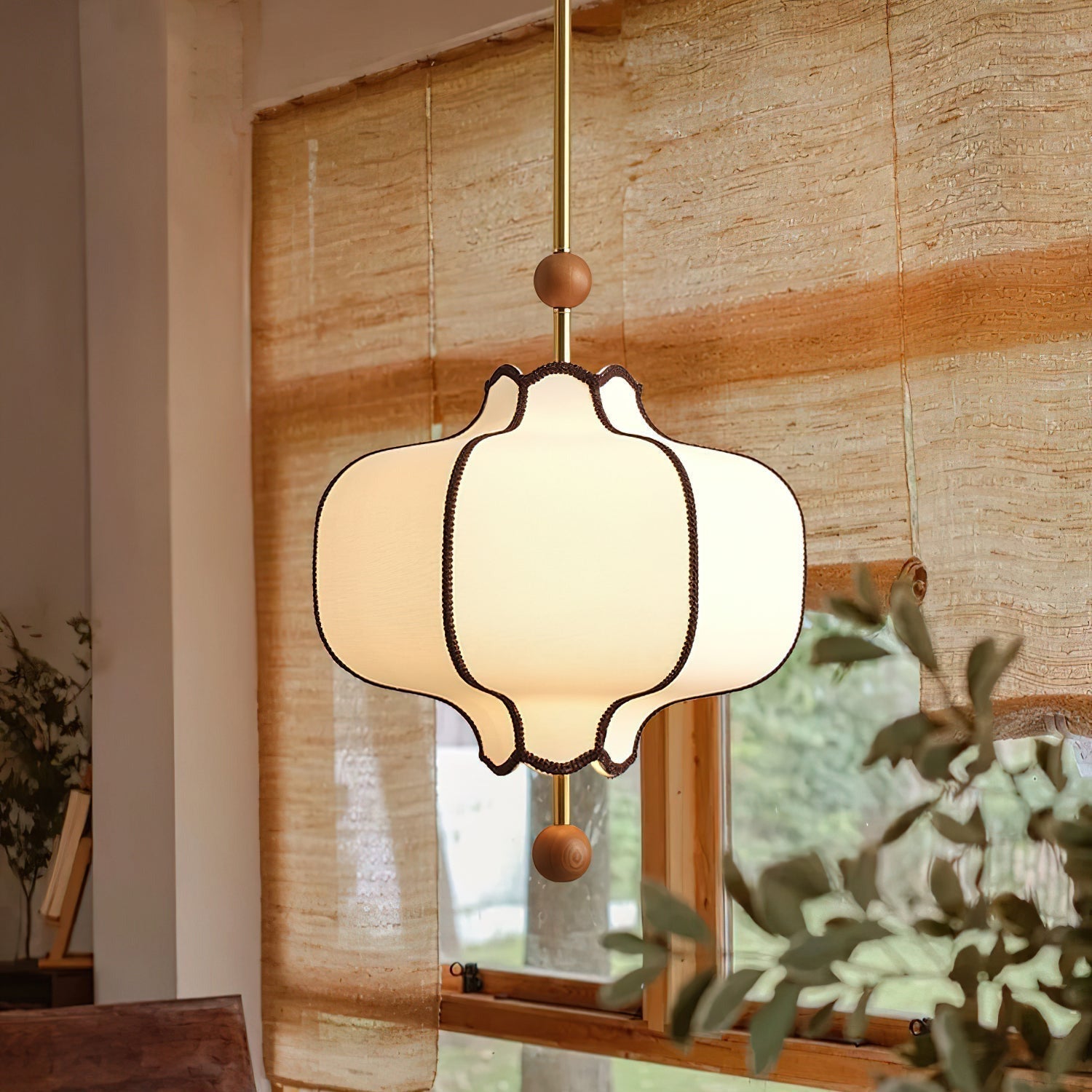 Aura Pendant Light Lantern Fabric | ventumra