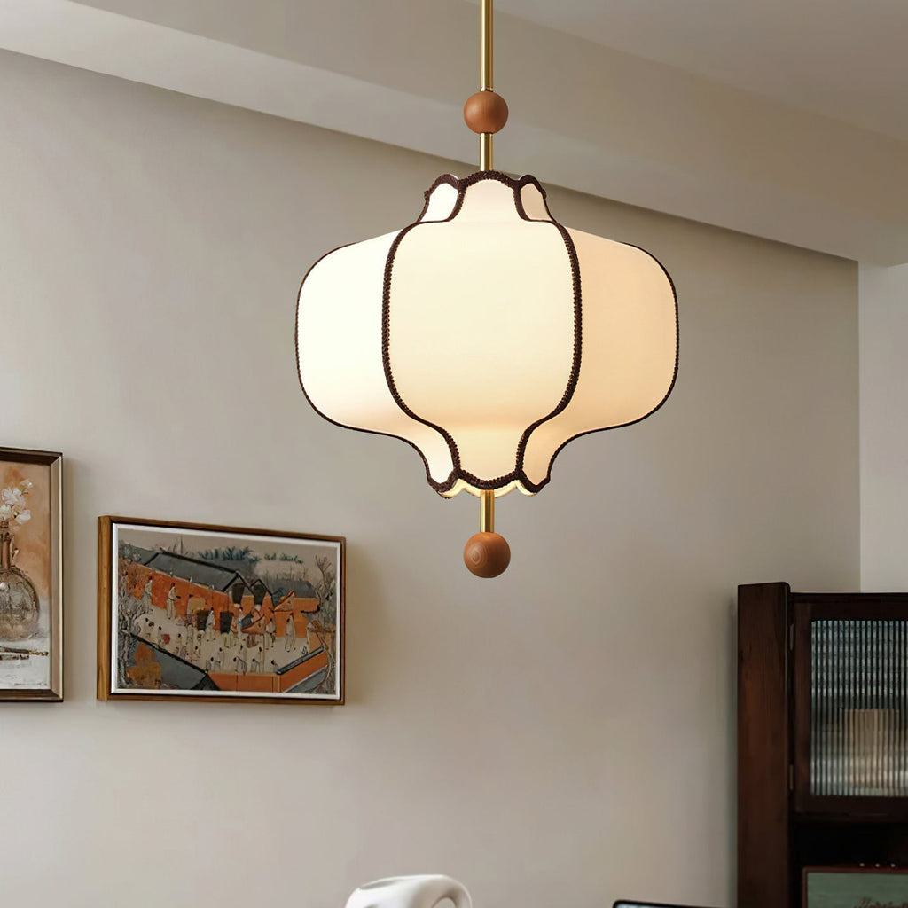 Aura Pendant Light Lantern Fabric | ventumra