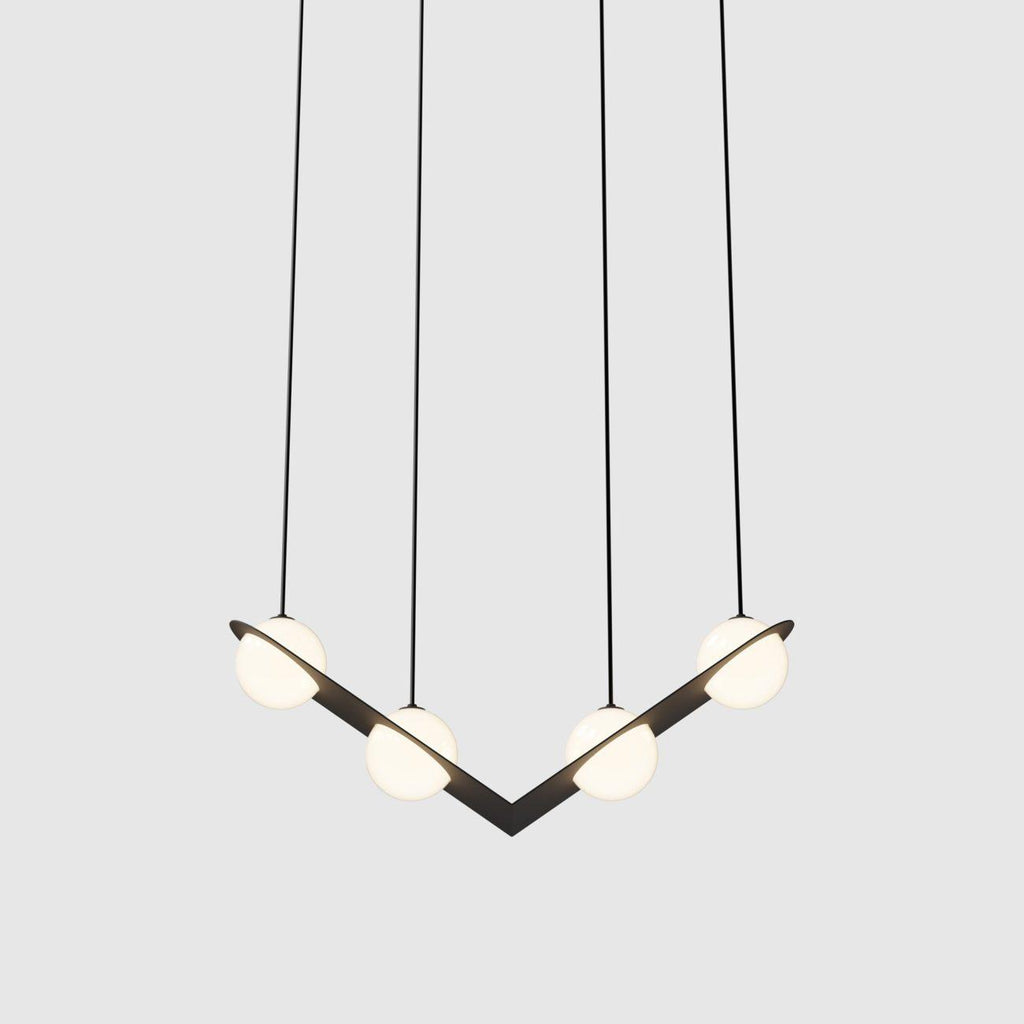 Selan Black Glass Pendant Lamp | ventumra