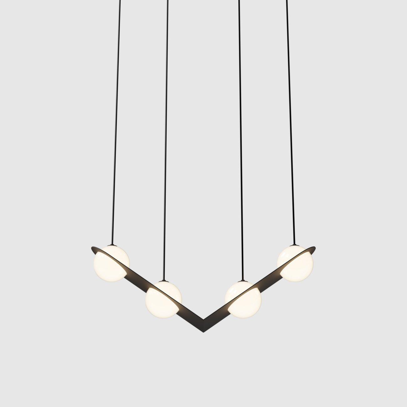Selan Black Glass Pendant Lamp | ventumra