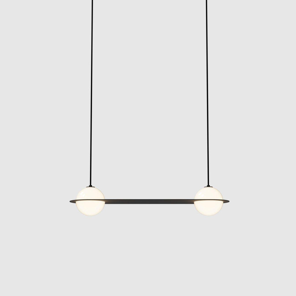 Selan Black Glass Pendant Lamp | ventumra
