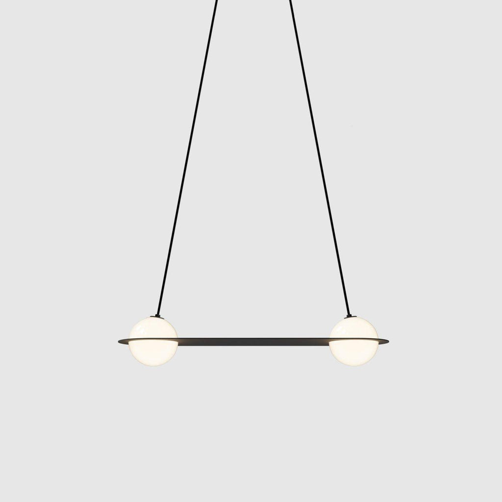 Selan Black Glass Pendant Lamp | ventumra