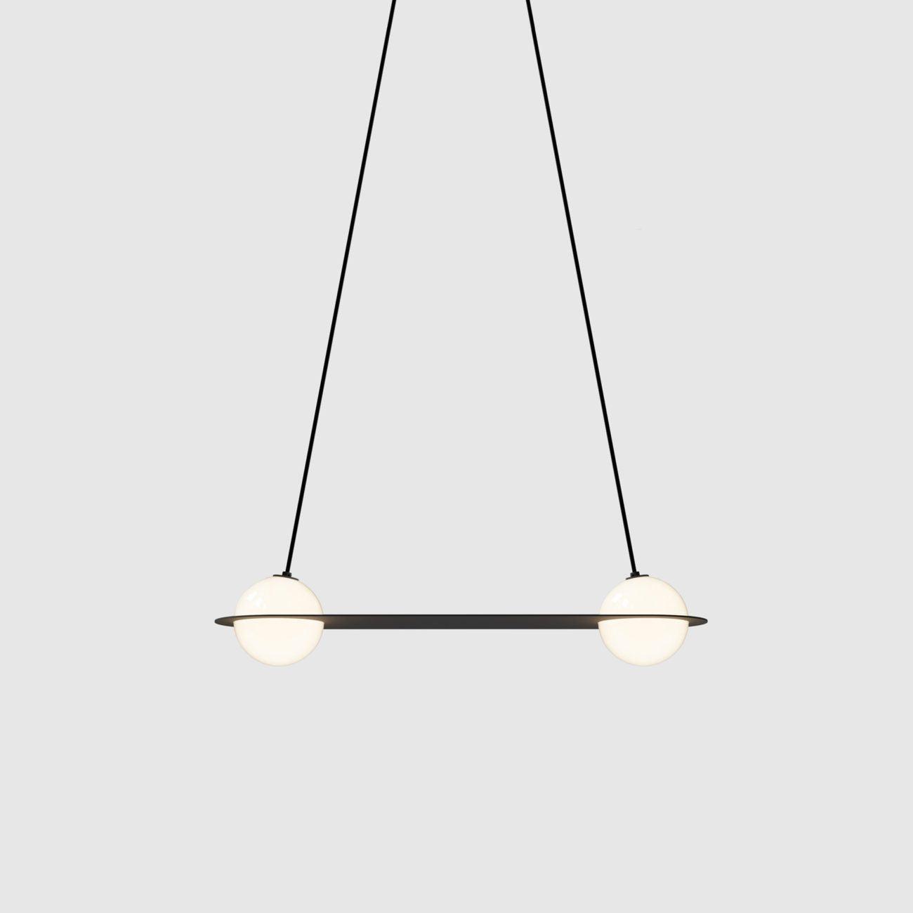 Selan Black Glass Pendant Lamp | ventumra