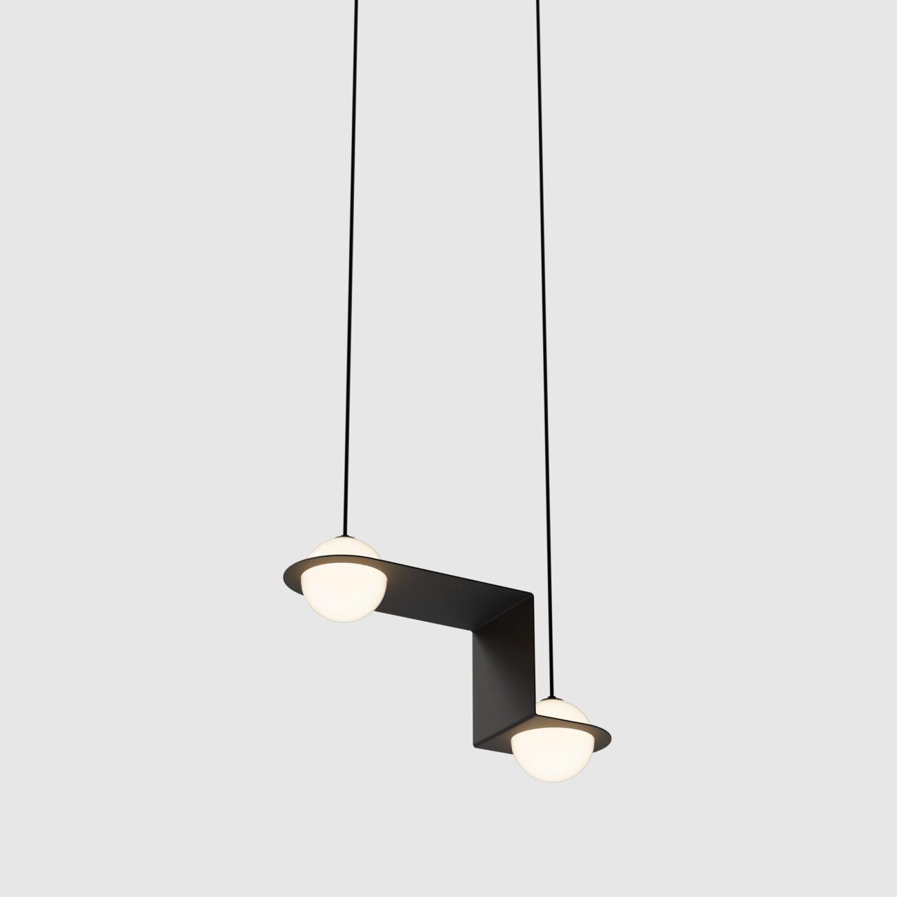 Selan Black Glass Pendant Lamp | ventumra