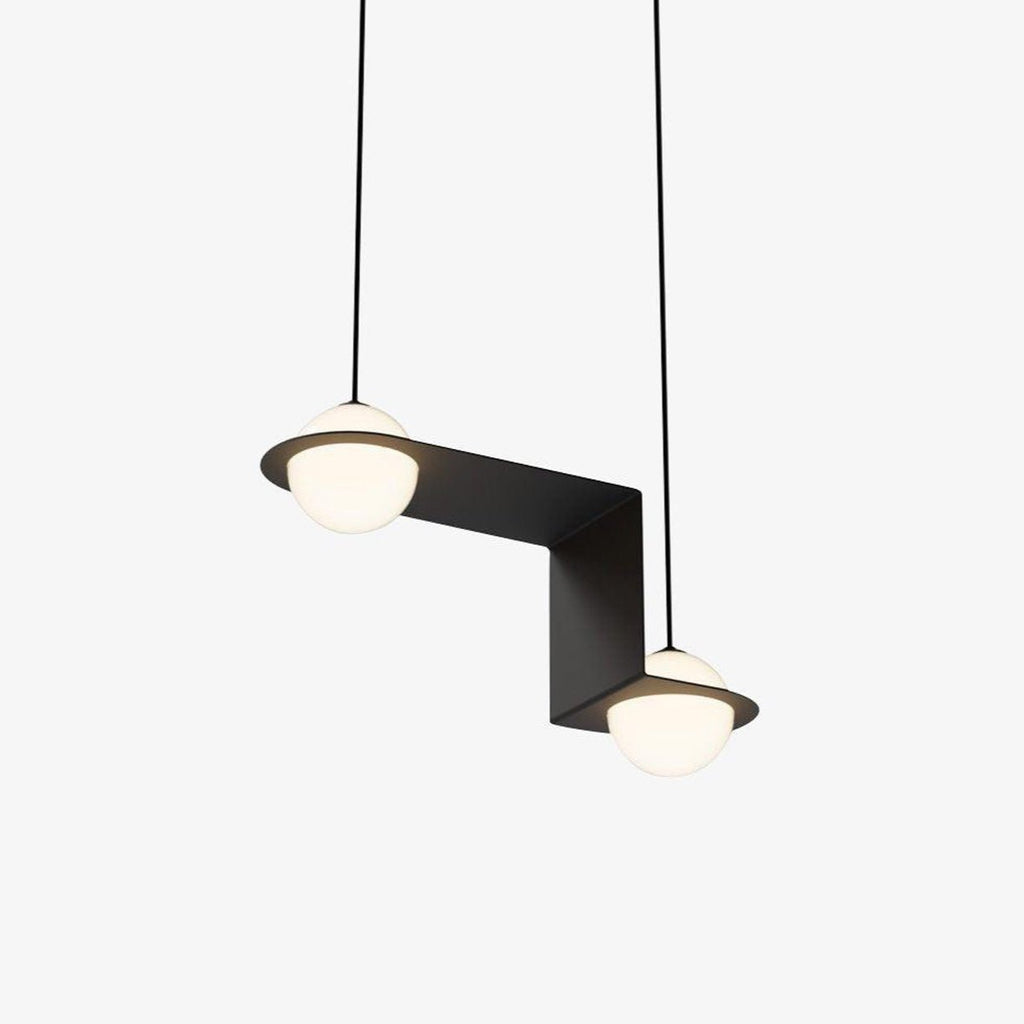 Selan Black Glass Pendant Lamp - Neutralighting