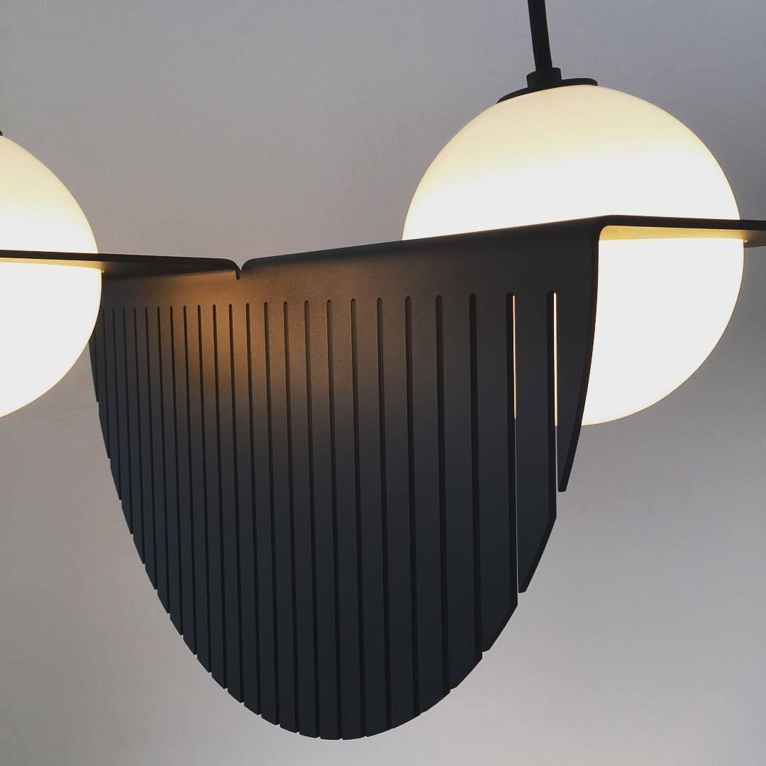 Selan Black Glass Pendant Lamp | ventumra