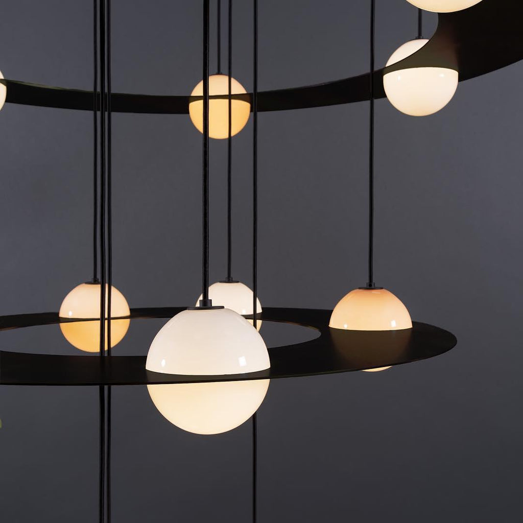 Selan Black Glass Pendant Lamp | ventumra