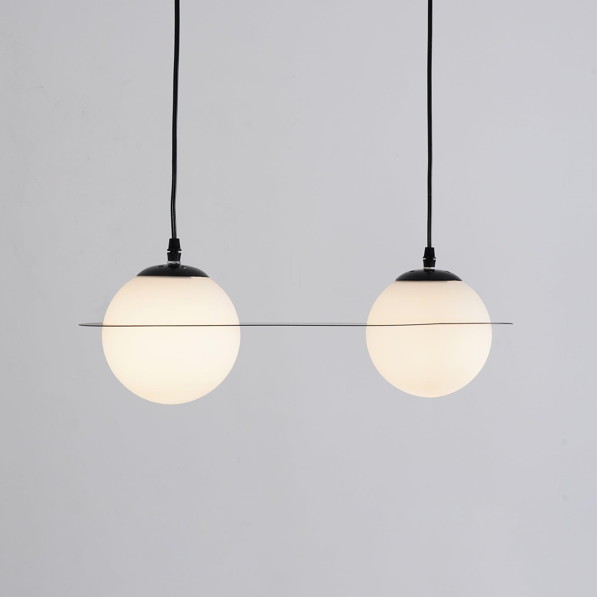 Selan Black Glass Pendant Lamp | ventumra