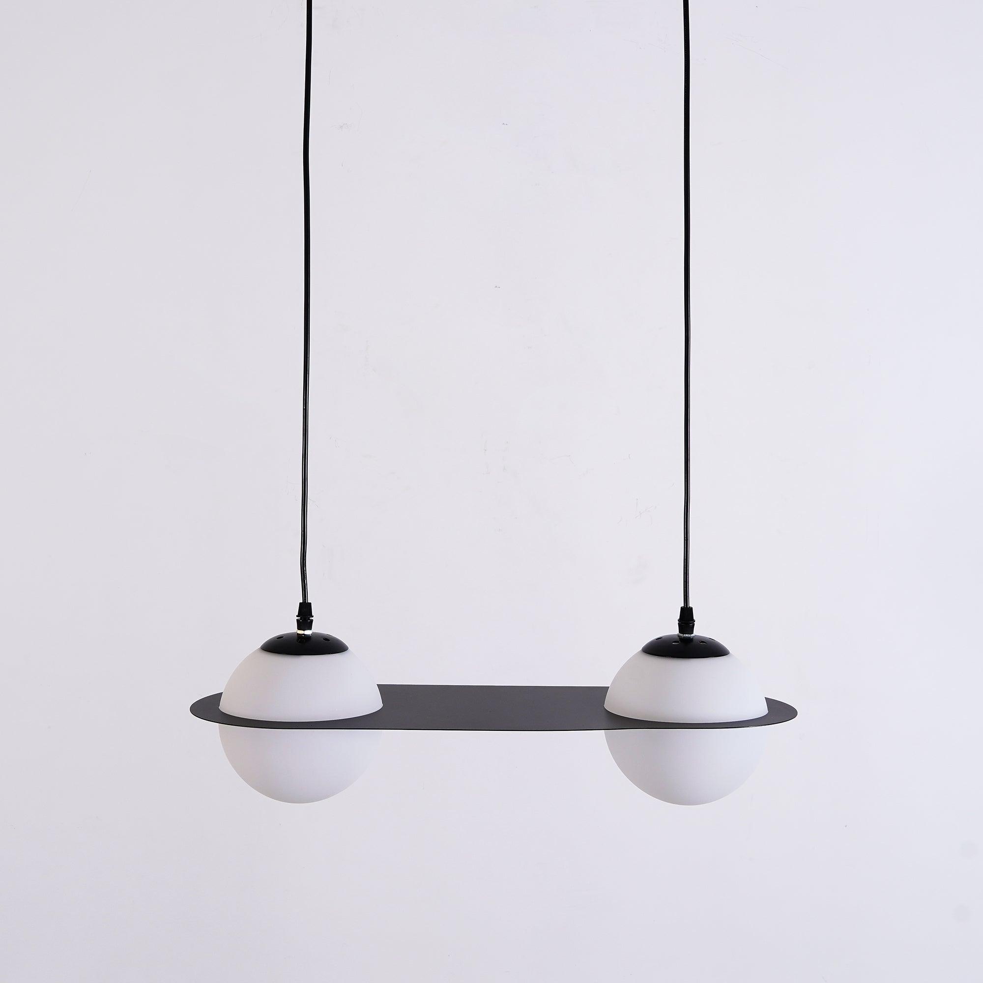 Selan Black Glass Pendant Lamp | ventumra