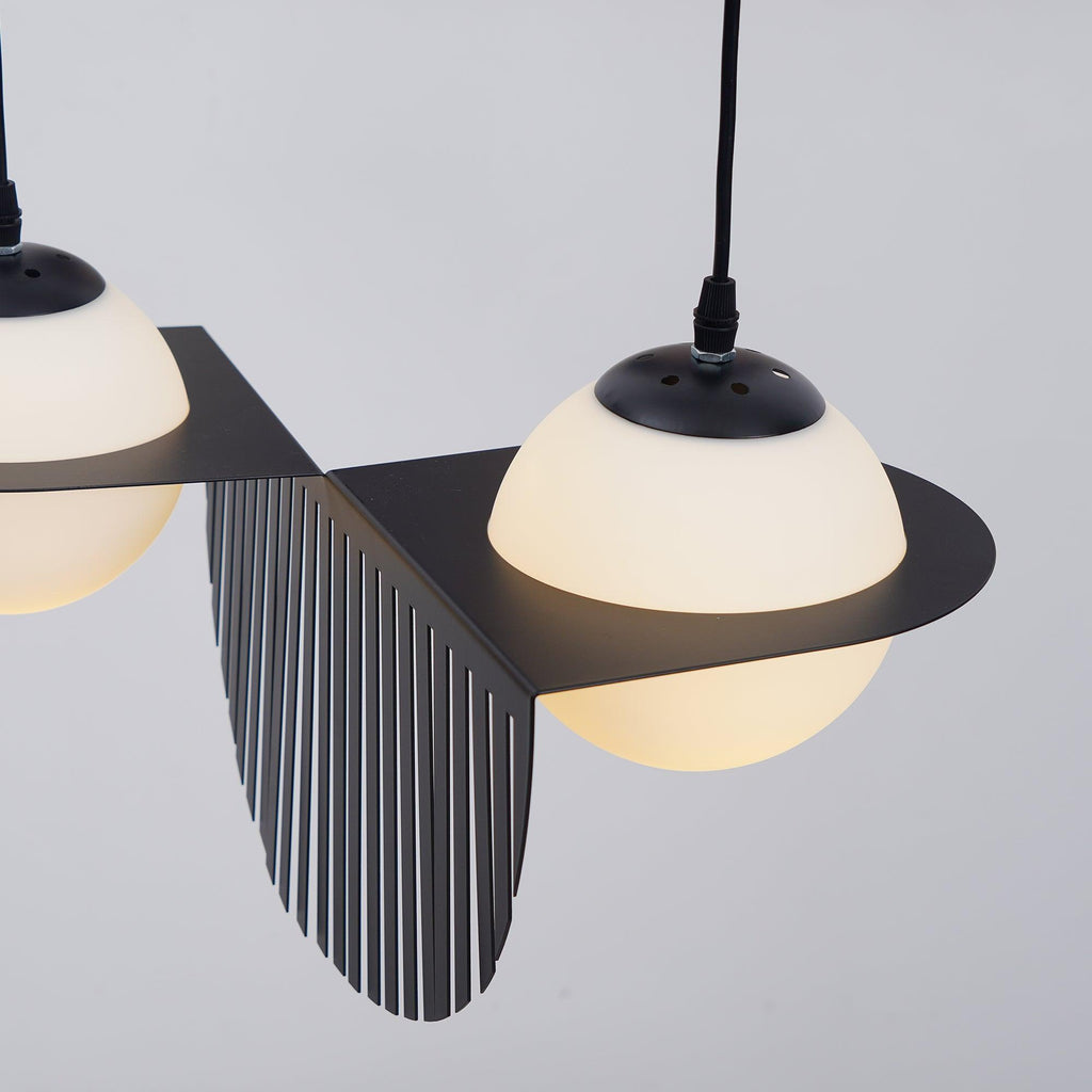 Selan Black Glass Pendant Lamp | ventumra