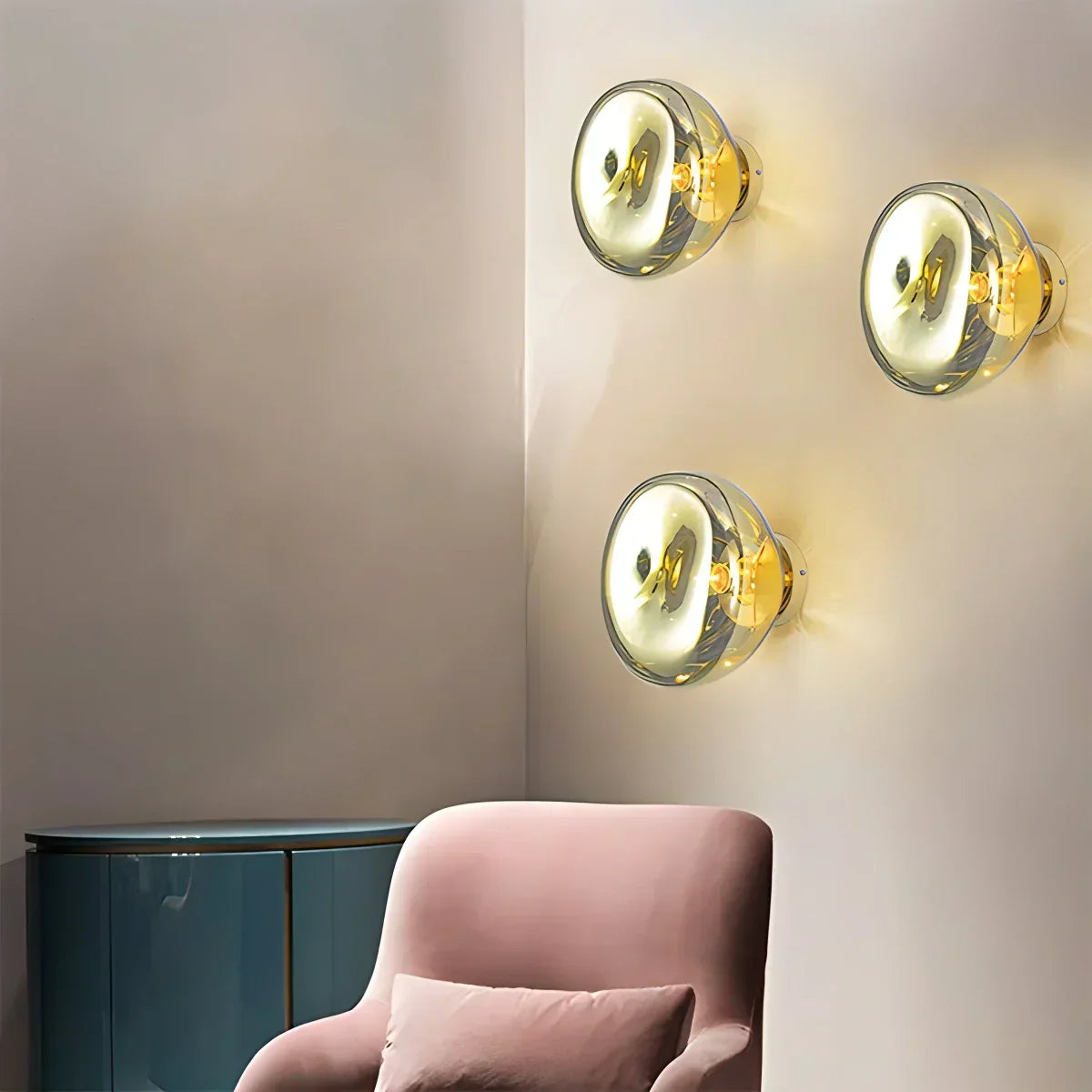 Von Lava inspirierte Wandleuchte für Schlafzimmer und Wohnzimmer | Ventumra