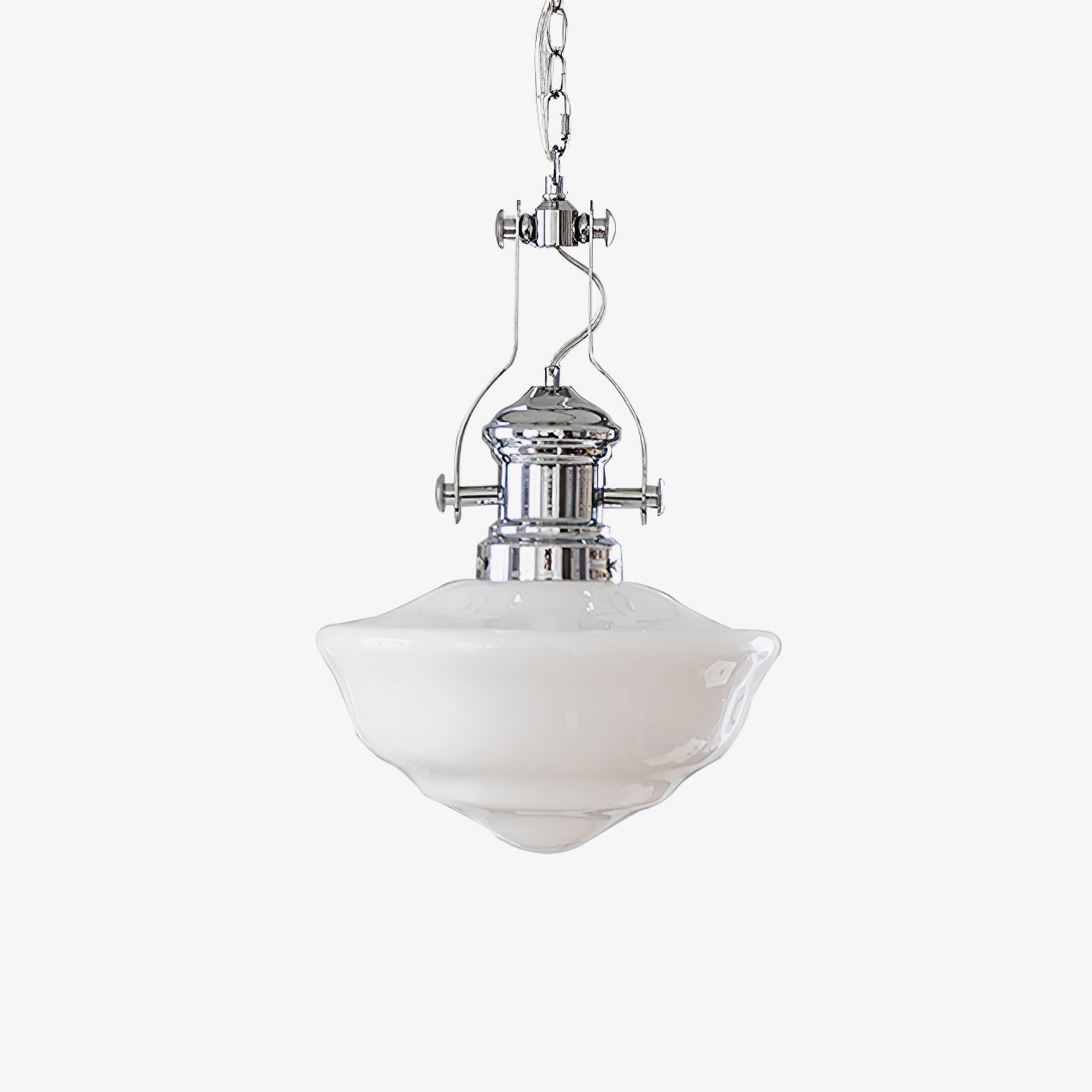 Vernaro | School-Style Pendant Lamp With Glass Shades