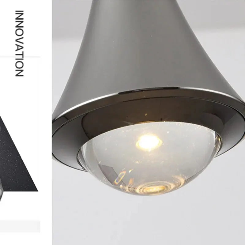 Lyrae | Silver-Plated Pendant Light For Modern Interiors