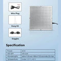 LumaGlow 660nm Red & 850nm Infrared Light Therapy Panel