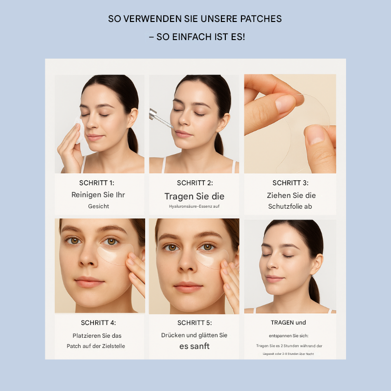 GlanzLift Skin-Tightening Face Strips — Instant Smoothing