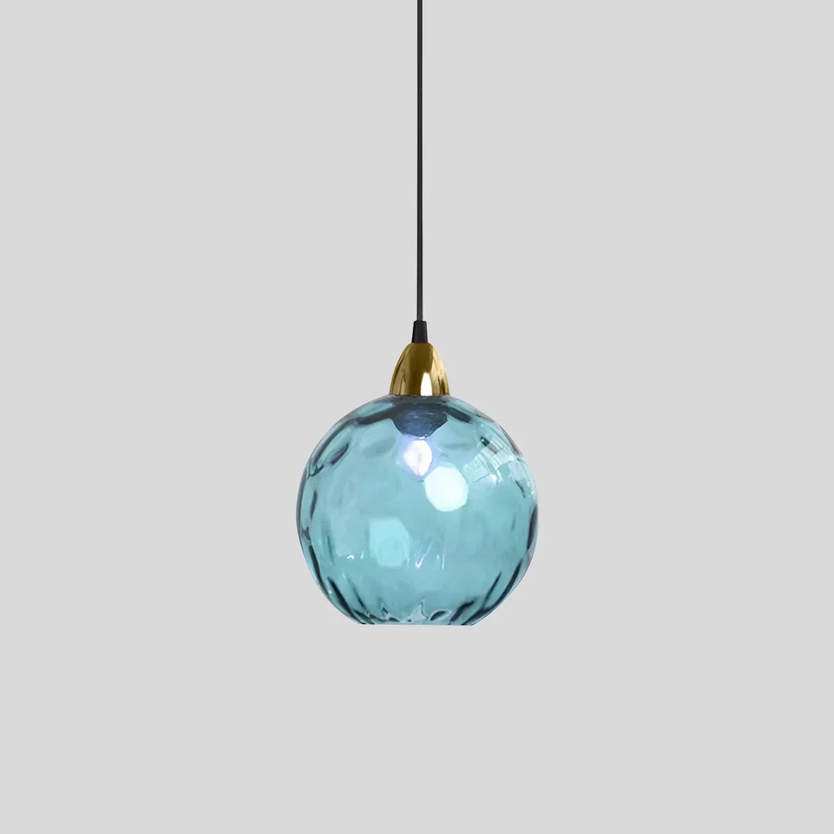 Vivid Glass Orb Pendant Light For Living Room Ceiling | Ventumra