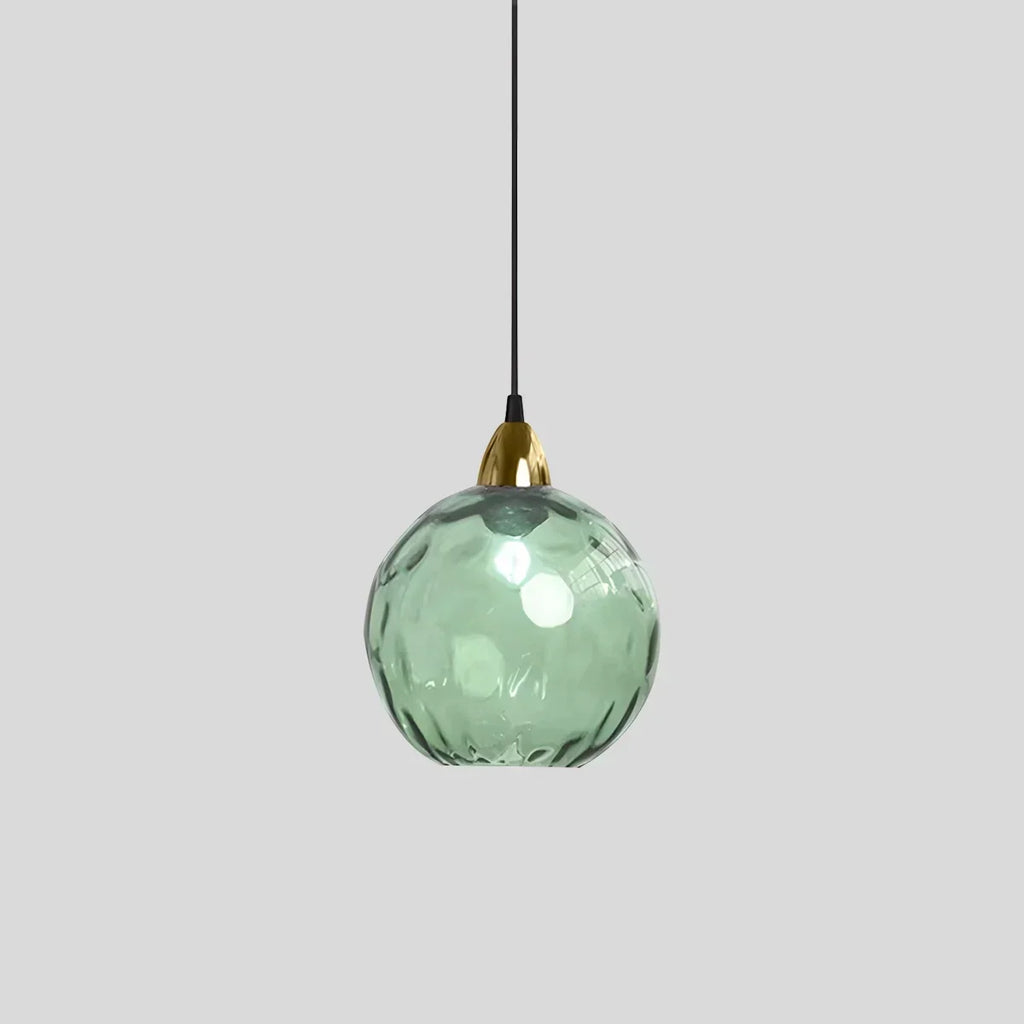 Vivid Glass Orb Pendant Light For Living Room Ceiling | Ventumra