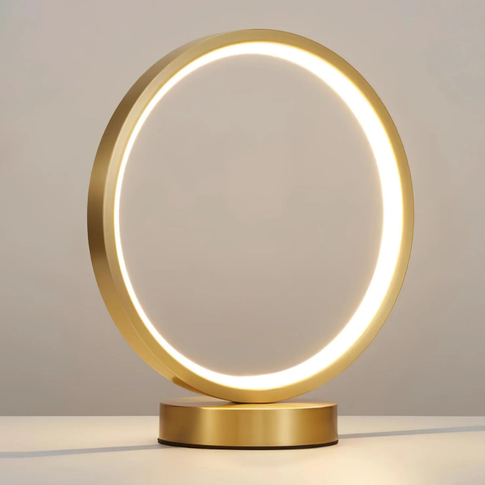 Lumora Circle LED Desk Lamp | Modern Daylight Table Light