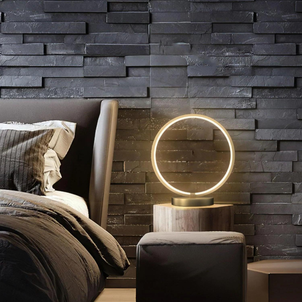 Lumora Circle LED Desk Lamp | Modern Daylight Table Light