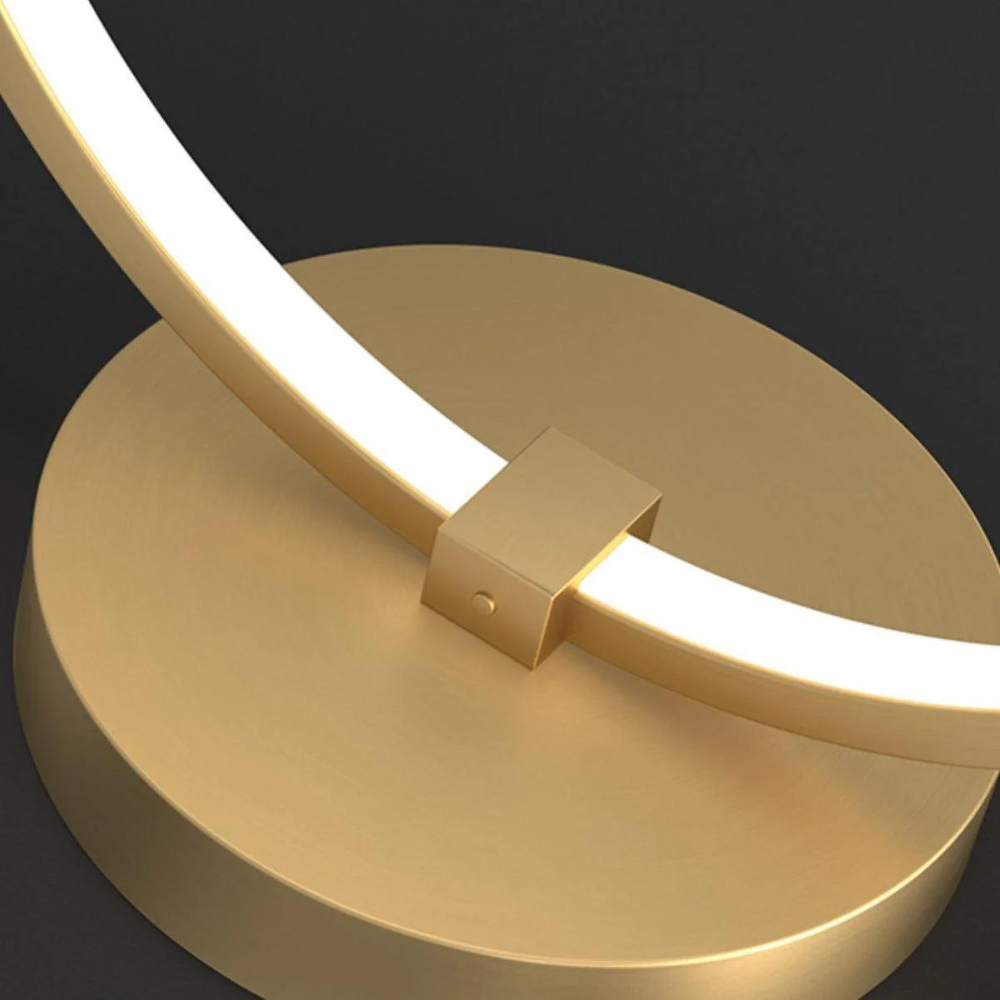 Lumora Circle LED Desk Lamp | Modern Daylight Table Light