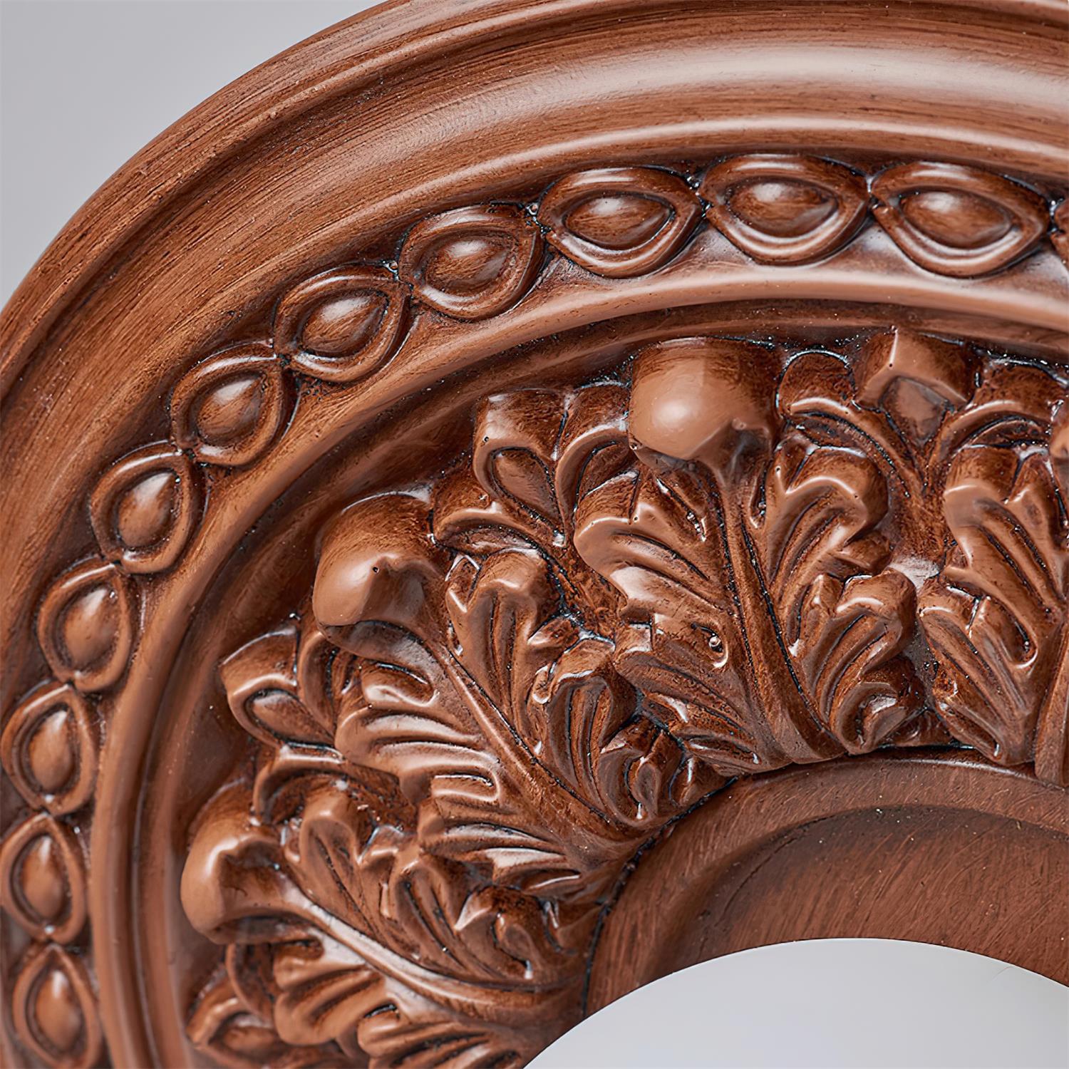 Ivorelle Vintage Carved Ceiling Light with Globe Shade | ventumra