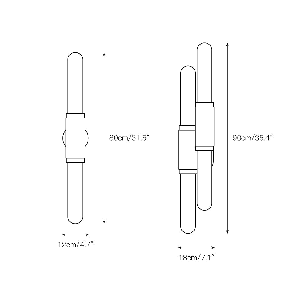 Minimalist Linear Wall Sconce | Ventumra