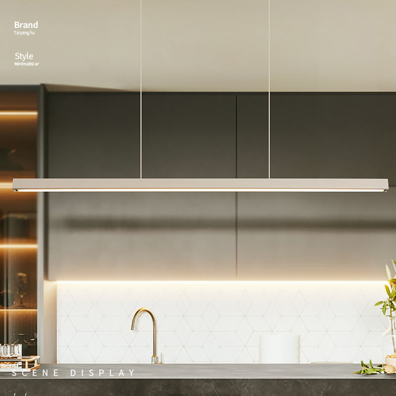 Moderne slanke hanglamp voor keukeneiland, eigentijdse armatuur | Ventumra