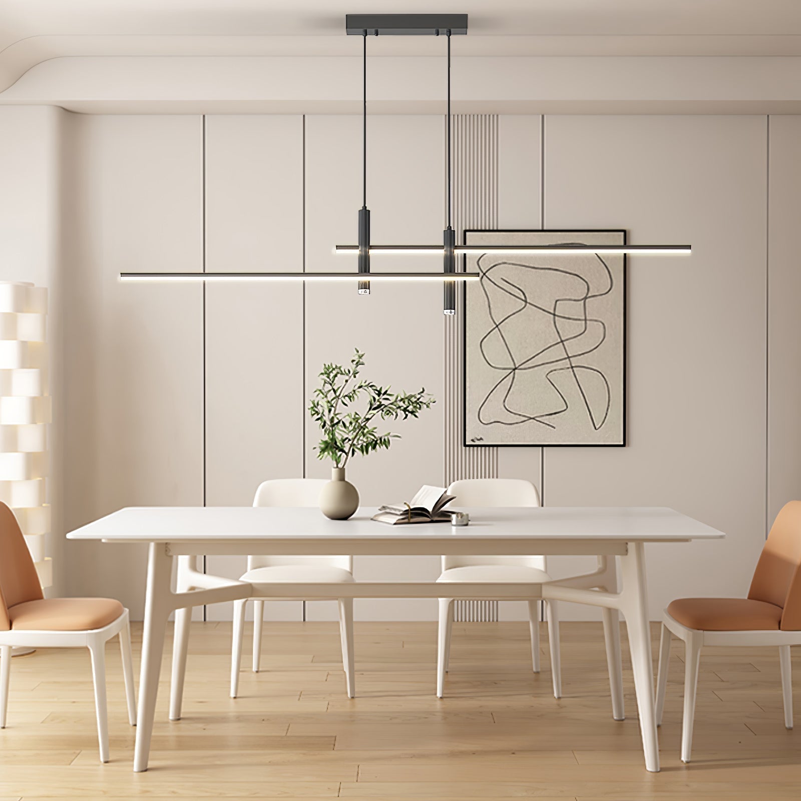 Prym Pendant Light Modern Linear Dining Room | ventumra