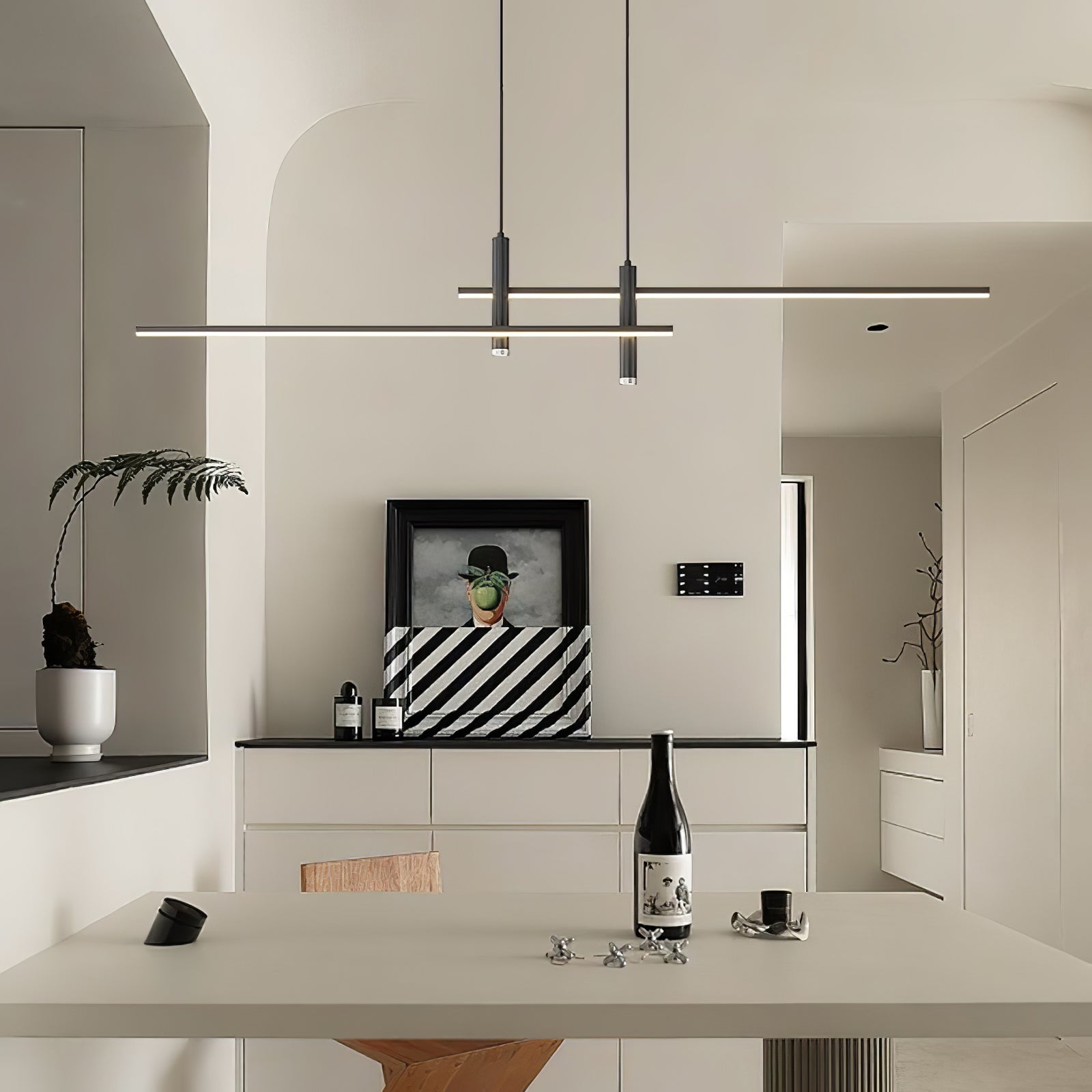 Prym Pendant Light Modern Linear Dining Room | ventumra