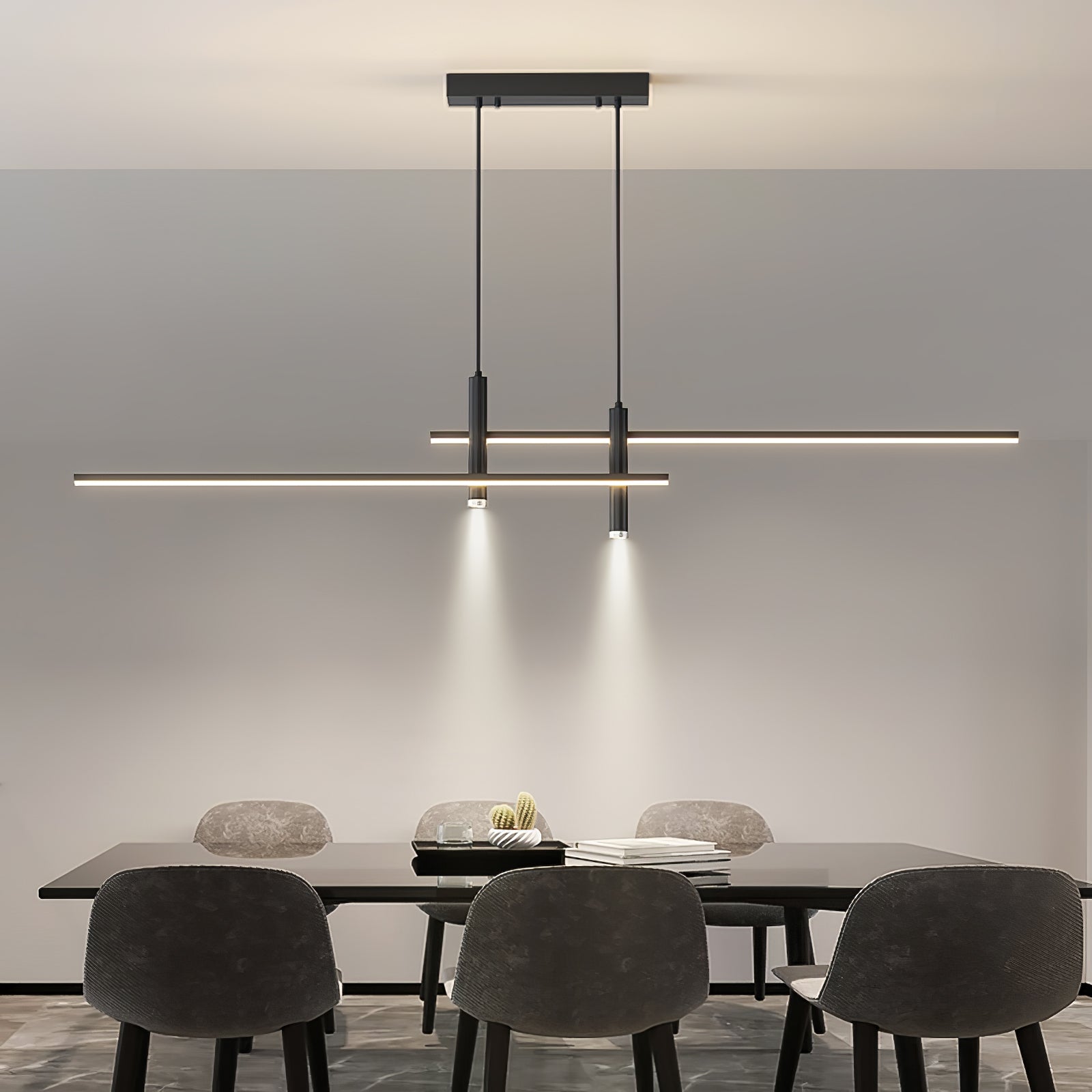 Prym Pendant Light Modern Linear Dining Room | ventumra