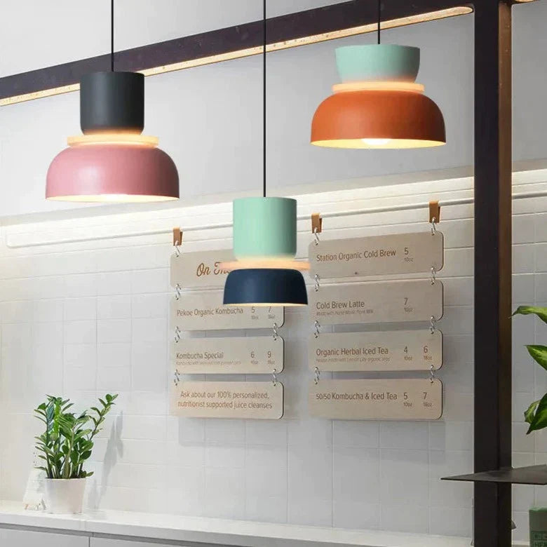 Lyra Macaron Nordic Pendant Light Scandinavian LED Lamp