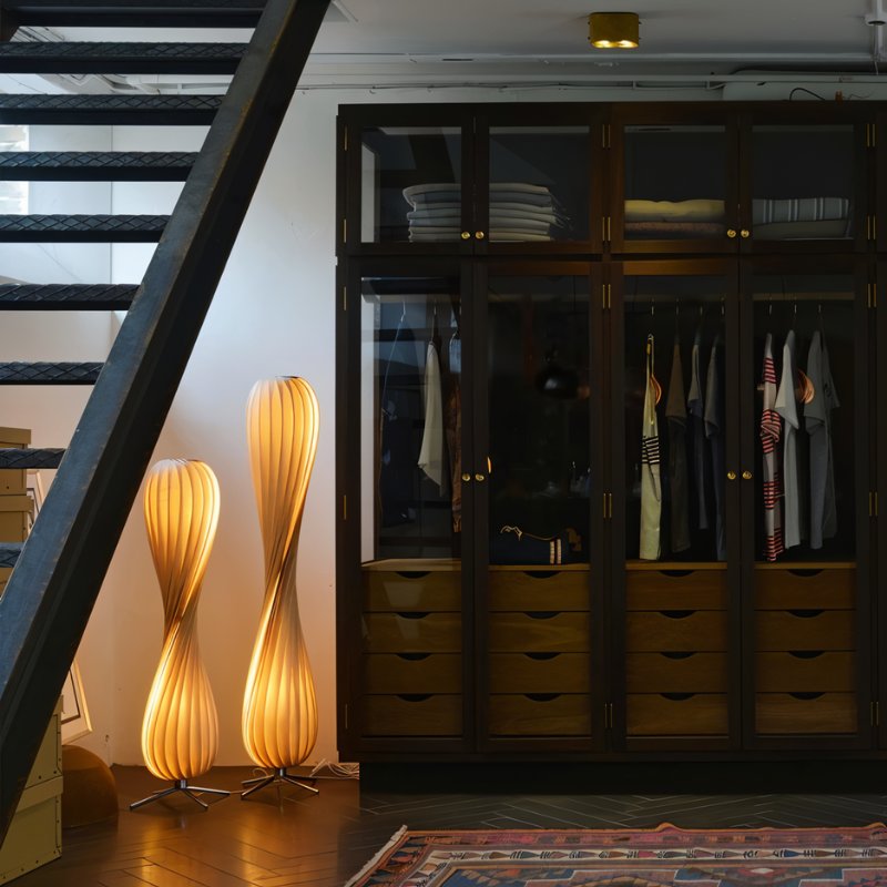 NovaLume Twist Floor Lamp With Soft Flickerless LED